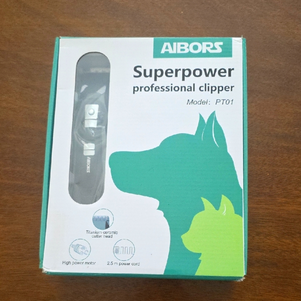 NEW Aibors Superpower Professional Clipper Dogs Cats